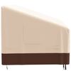 vidaXL Abdeckung f&uuml;r 3-Sitzer-Bank Beige 204x86x48/73 cm 600D Oxford