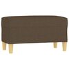 vidaXL Sitzbank Braun 70x35x41 cm Stoff