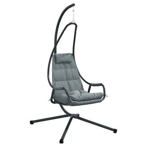 vidaXL H&auml;ngendes Ei-Stuhl Stahl 94 x 107 x 196,5 cm Anthrazit