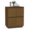 vidaXL Sideboard Honigbraun 60x34x75 cm Massivholz Kiefer