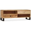 vidaXL TV-Schrank Massivholz Mango 120x30x40 cm