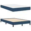 vidaXL Boxspringbett mit Matratze Blau 120 x 200 cm Stoff