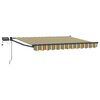 vidaXL Manuelle Gelenkarmmarkise mit LEDs 3,5 x 2,5 m