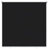 vidaXL Au&szlig;en-Rollos mit UV-Schutz Schwarz 100 x 230 cm (B x H)