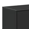 vidaXL TV-Schrank Schwarz 100x35x41 cm Holzwerkstoff und Metall