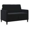 vidaXL Sofa mit Stauraum Schwarz 122 x 78 x 87 cm Polyester
