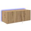 vidaXL TV-Wandschrank Artisan-Eiche 80 x 35 x 31 cm Holzwerkstoff