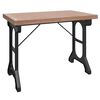 vidaXL Esstisch 110x65x82 cm Massivholz Tanne und Eisen