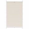 vidaXL Plissee Faltrollo Rollo Plisseerollo 80x100cm Creme