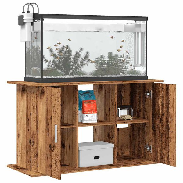 vidaXL Aquariumständer Altholz-Optik 101x41x58 cm Holzwerkstoff