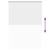 vidaXL Verdunkelungsrollo Wei&szlig; 115x130cm Stoffbreite 110,7cm Polyester