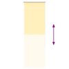 vidaXL Verdunkelungsrollo Gelb 45x130 cm Stoffbreite 40,7 cm Polyester
