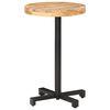 vidaXL Bistrotisch Rund &Oslash;50x75 cm Raues Mangoholz