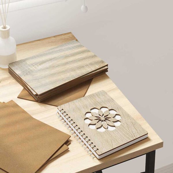 vidaXL Dekoplatten 150 pcs Sonoma-Eiche 15 x 21 x 0,27 cm