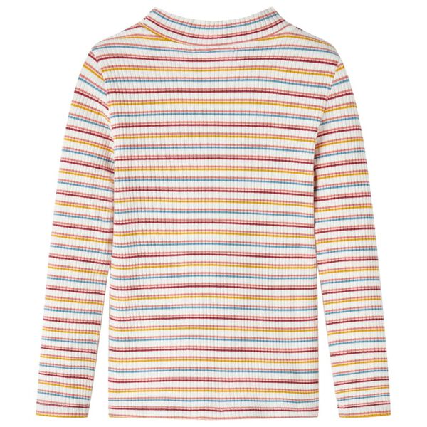 Kinder-Langarmshirt Halbrollkragen Ecru 104