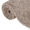 vidaXL Teppich Shaggy Hochflor Beige 80x150 cm