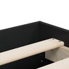vidaXL Bettgestell mit Schubladen Schwarz 120x190 cm Holzwerkstoff