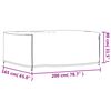 vidaXL Gartenm&ouml;bel-Abdeckungen 2 Stk. 200x165x80 cm 420D Oxford-Gewebe