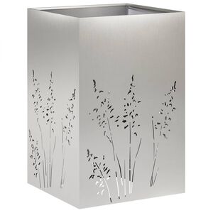 vidaXL Garten-Pflanzgef&auml;&szlig; Silber 50 x 50 x 75 cm Edelstahl