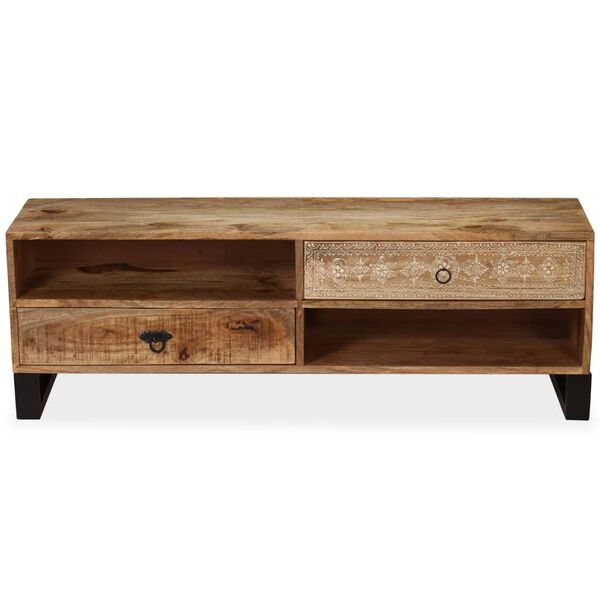 vidaXL TV-Schrank Massivholz Mango 120x30x40 cm