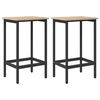 vidaXL Barhocker 2 Stk. Sonoma-Eiche 40 x 32 x 64 cm Holzwerkstoff