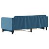 vidaXL Tagesbett Ausziehbar mit Schubladen Blau 80x200 cm Samt