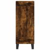 vidaXL Highboard Räuchereiche 34,5x34x180 cm Holzwerkstoff