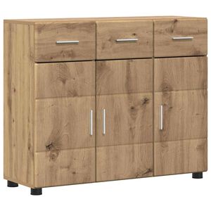 vidaXL Sideboard Artisan-Eiche 88,5 x 30,5 x 73 cm Holzwerkstoff