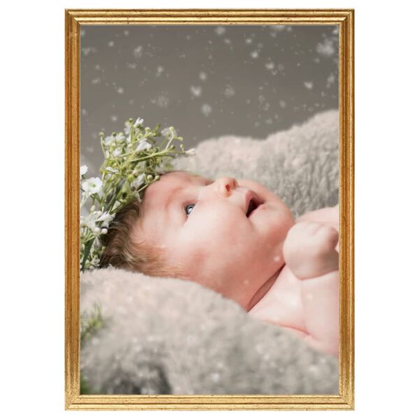 vidaXL Bilderrahmen Collage 5 Stk. f&uuml;r Tisch Golden 15x21 cm MDF