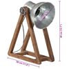 vidaXL Schreibtischlampe 25 W Vintage-Silbern 30x17x40 cm E27