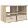 vidaXL TV-St&auml;nder mit Schubladen Sonoma-Eiche 79 x 40 x 48 cm