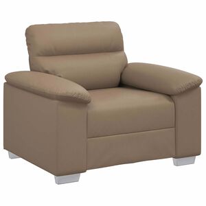vidaXL Sessel Cappuccino-Braun 100x81x84 cm Kunstleder