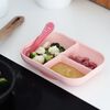 Beaba 2-tlg. Baby Mahlzeit-Set Silikon Rosa
