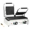 vidaXL Doppelter Gerillter Panini-Grill 3600 W 57x30,5x20 cm