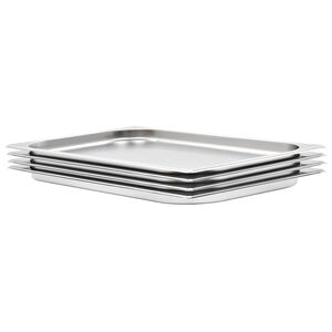 vidaXL Gastronormbeh&auml;lter 4 Stk. GN 1/1 20 mm Edelstahl