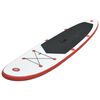 vidaXL Stand Up Paddle Surfboard SUP Aufblasbar Rot und Weiß