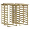 vidaXL Pergolen mit Dach 4 Stk. 100x90x200 cm Kiefernholz Impr&auml;gniert