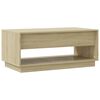 vidaXL Couchtisch Sonoma-Eiche 102,5x55x44 cm Holzwerkstoff