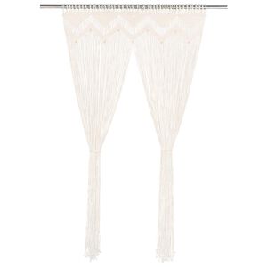 vidaXL Makramee Vorhang 140&times;240 cm Baumwolle