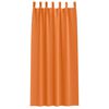 vidaXL Verdunkelungs-Vorh&auml;nge mit Ringen 2 pcs Helles Orange