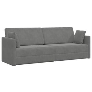 vidaXL Boden-Sofa-Bett Dunkelgrau 213 x 70 x 77 cm Samt