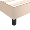 vidaXL Boxspringbettgestell Cappuccino-Braun 160x200 cm Kunstleder