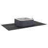 vidaXL Bodenfolie f&uuml;r Pools Schwarz 420 x 220 x 0,1 cm Vliesstoff