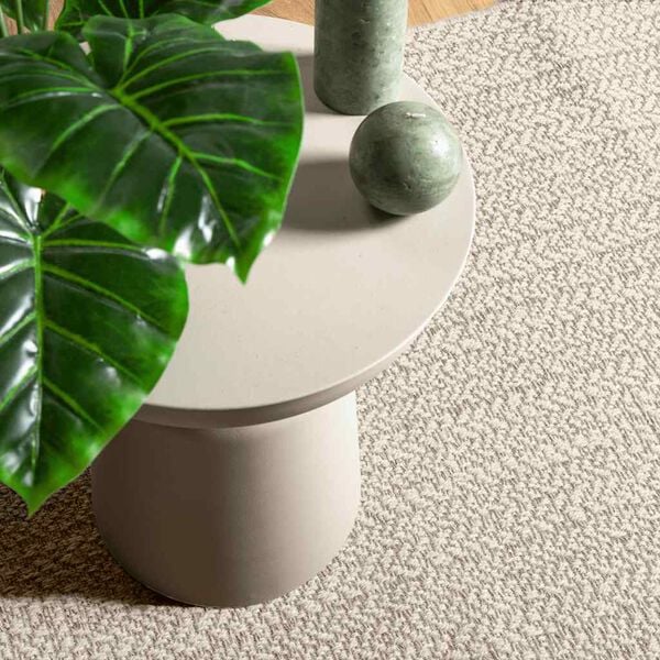 vidaXL Teppich ZIZUR Creme 100x200 cm Jute-Optik Indoor und Outdoor