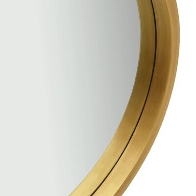 vidaXL Wandspiegel mit Riemen 60 cm Golden