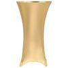 vidaXL 2 St&uuml;ck Stretch-Tischdecken Golden 70 cm
