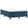 vidaXL Boxspringbettgestell Dunkelblau 120x200 cm Samt