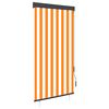 vidaXL Au&szlig;enrollo 80 x 250 cm Wei&szlig; und Orange