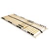 vidaXL Bett-Lattenrost Braun 120 x 190 cm Massivholz Buche