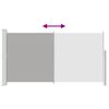 vidaXL Ausziehbare Seitenmarkise 170&times;300 cm Grau